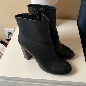 Merona Black Boot with Block Heel